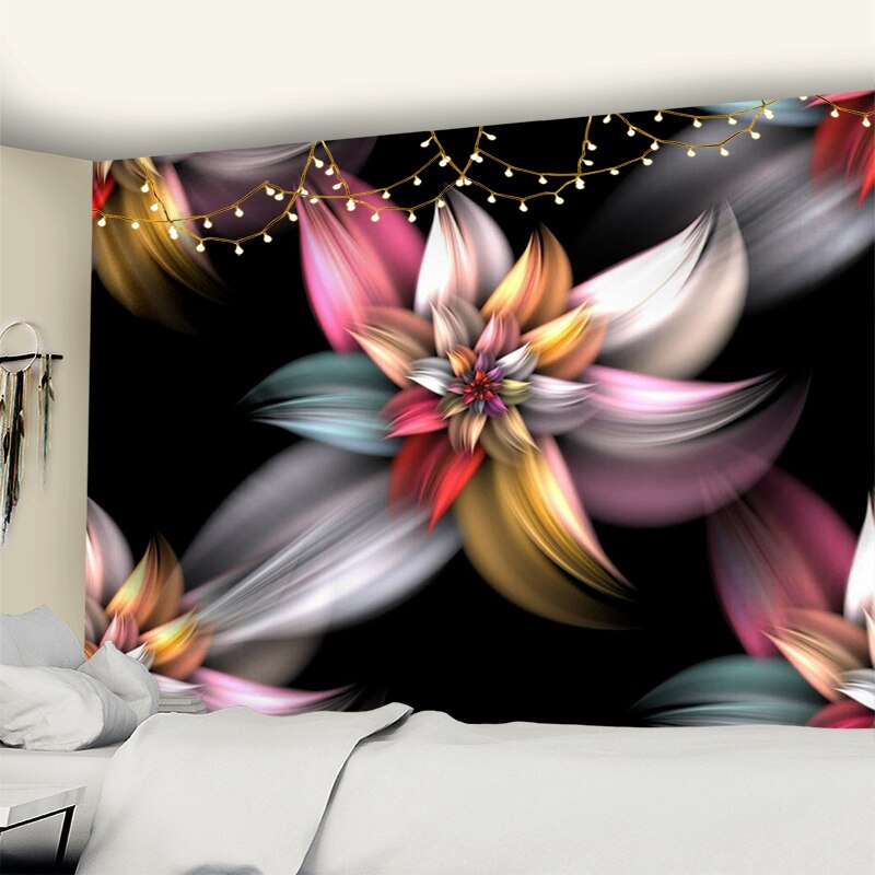

Wall Tapestry - Indian Mandala Colorful Flower-150*130cm, 501 Original