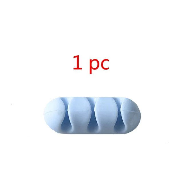 BRIDAY 2020 Cute Cable Fixed Storage Headphone Headset Wire Wrap Cord Winder Organizer Cable Collector Silica Dropshipping A35