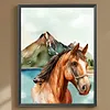 Diamond Painting -DIY Round Drill Horse
