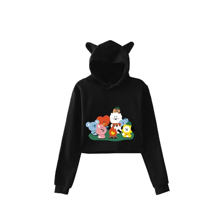 BT21 Green Planet Short Hoodie