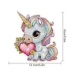 Valentinstag Liebe Einhorn - 5d DIY Handwerk Anhänger