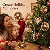 6pcs DIY Pearl Diamond Painting Christmas Tree Hanging Ornaments