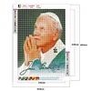 Diamond Painting-5D Full Round Drill John Paul II