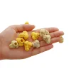 6 PACKS Creative Popcorn Erasers for Kids Back to School Student Office Exam Reward Novelty Stationery Gift Store