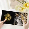 (US Local)6pcs Diamond Painting Greeting Cards DIY Diamond Art Cards for Adults (Cat)