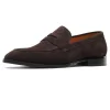 Handmade Mens Suede Leather Loafers Shoes Wedding