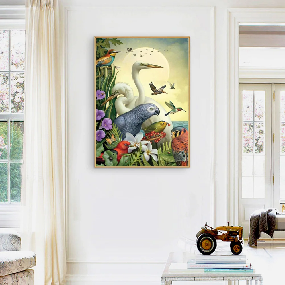 Mystery Pattern Kit Full Square Drill 5D DIY Diamond Painting Craft(40*50cm)