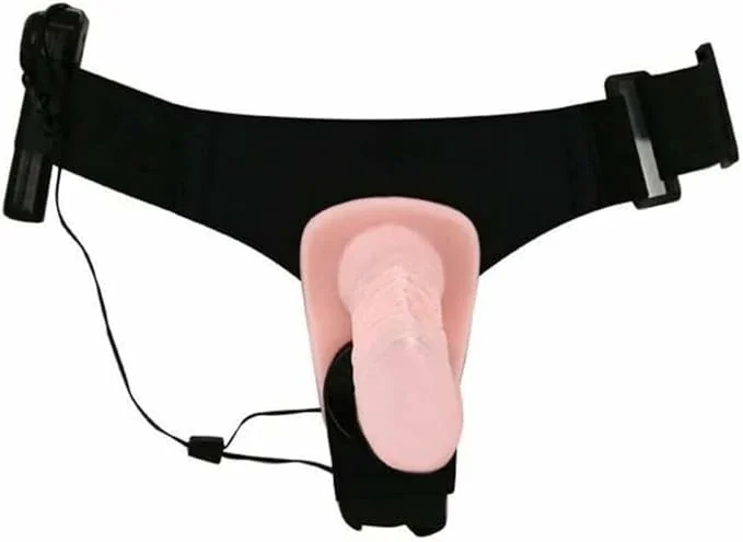 Multi Speed Double Penis Vibrators Realistic Soft Strapon Dildos Lesbian Sex Toys 