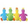 Cute Duck Dog Squeak Toys with Built-in Squeaker Puppy Teething Interactive Chewing Plush Toy for All Breed Sizes To Keep Them Busy