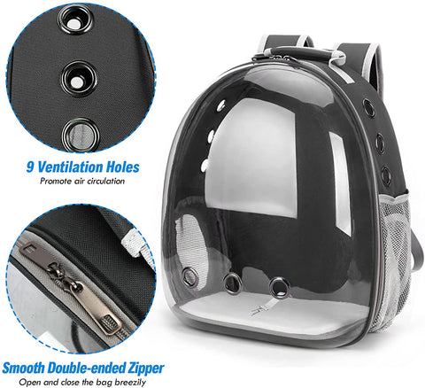 Cat Backpack Carrier with Bubble Window