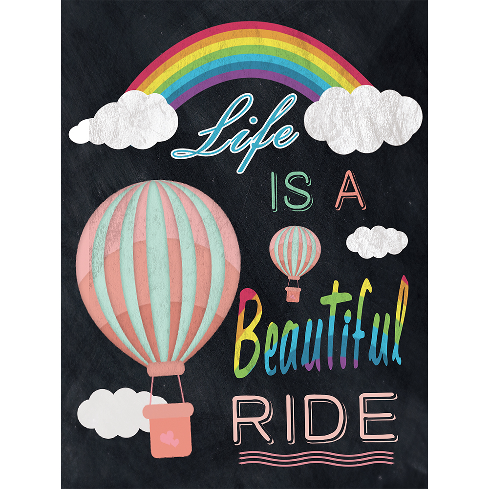 

Hot Air Balloon - Round Drill Diamond Painting - 30*40CM, 501 Original