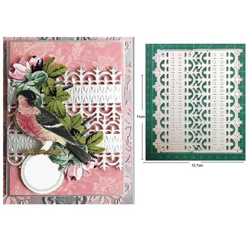 Craft Dies Metal Cutting Dies Cut Die Lace Corner Border Frame Decoration Scrapbook Dies Knife Mould Blade Punch Stencils Dies
