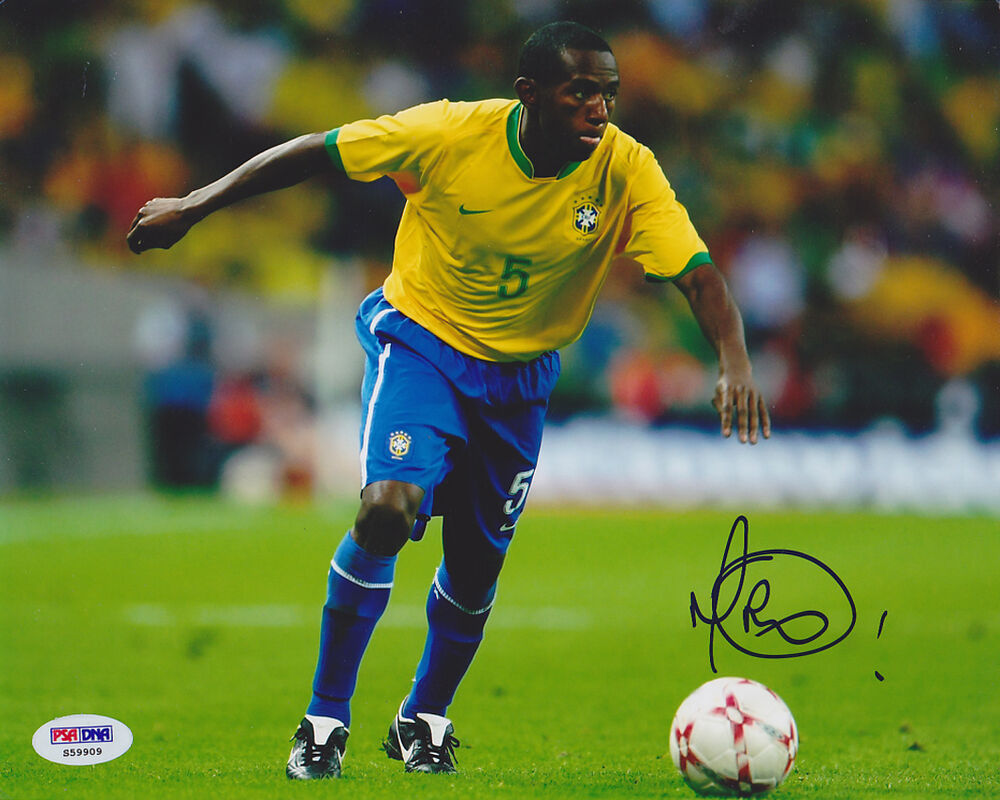 Mineiro SIGNED 8x10 Photo Poster painting Brazil *VERY RARE* PSA/DNA AUTOGRAPHED