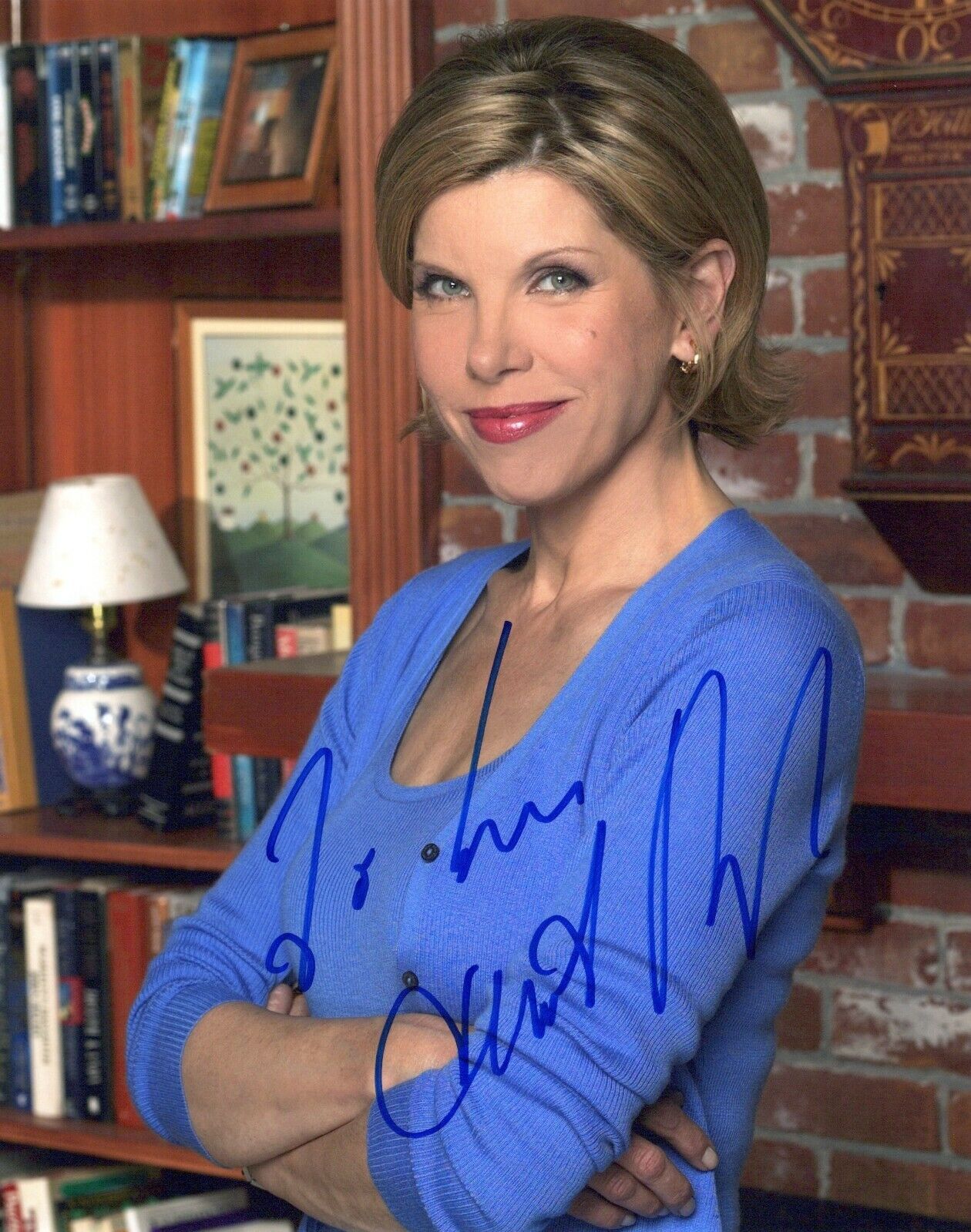 Christine Baranski glamour shot autographed Photo Poster painting signed 8x10 #2