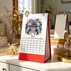 2027 New DIY Diamond Painting Flower Butterfly Desk Calendar Set 12-Month Flip Calendar Design Monthly Planner Office Desktop Decor