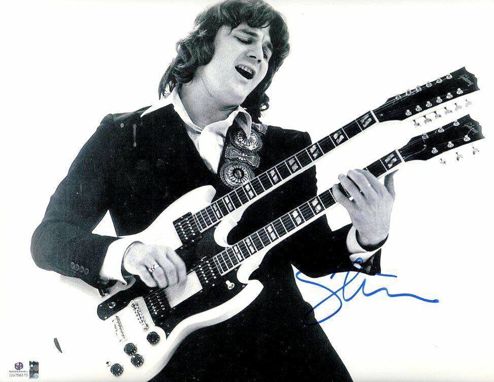 Steve Miller Signed Autographed 11X14 Photo Poster painting Rock Legends w/Guitar GV756170