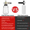 Foam Cannon with 1L Bottle Transparent Pressure Washer 1/4 Inch Quick Connect