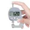 Digital Thickness Gauge Electronic Thickness Gauge Mini Caliper 0-10mm0-20 Flat Head Pointed Bent Tip Thickness Measurement