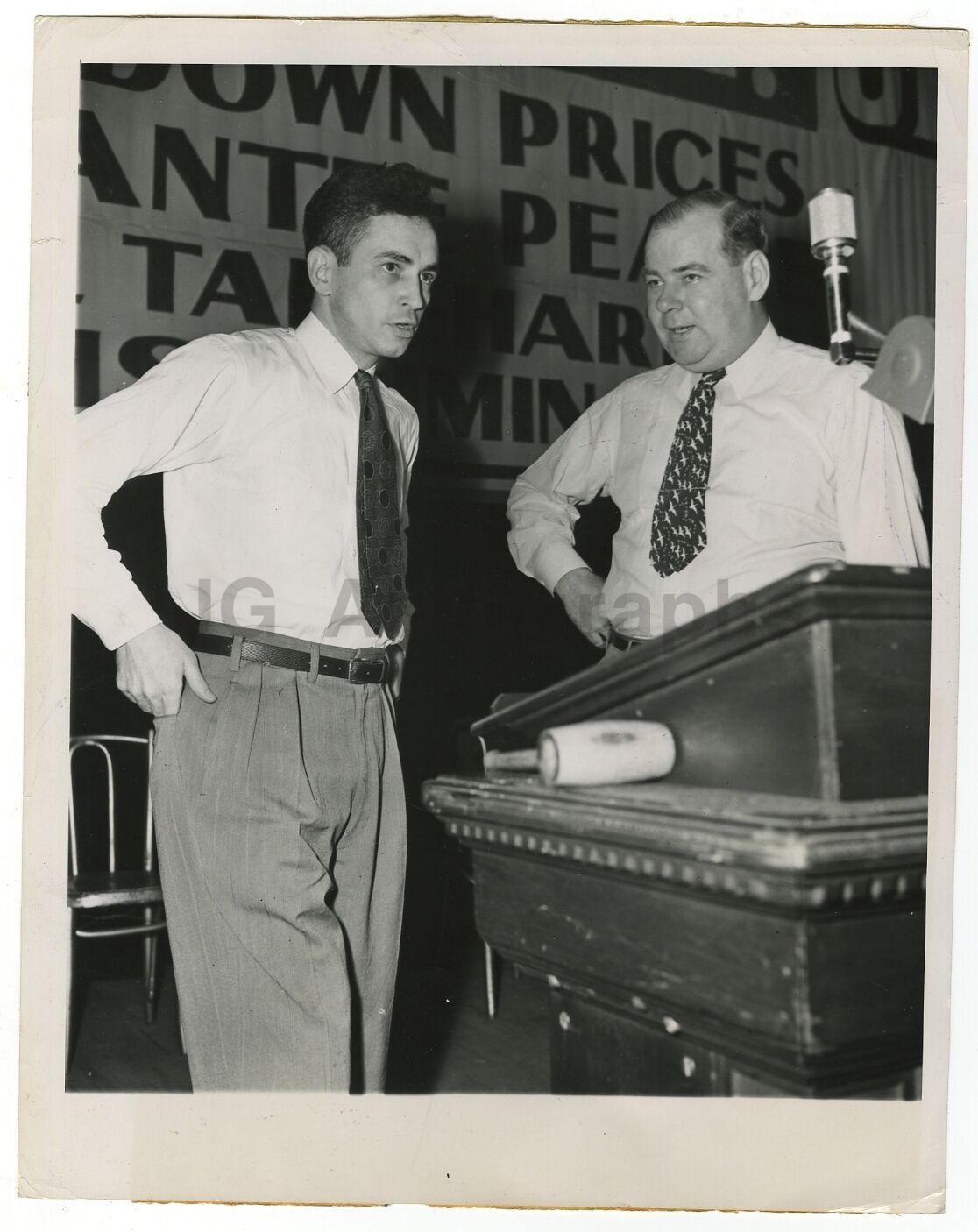 American Labor Movement - James B. Carey - Vintage 7x9 Photo Poster paintinggraph, NYC