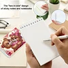 2 Pack Love Bear DIY Diamond Art Spiral Notebook Kit 80 Pages No Lines