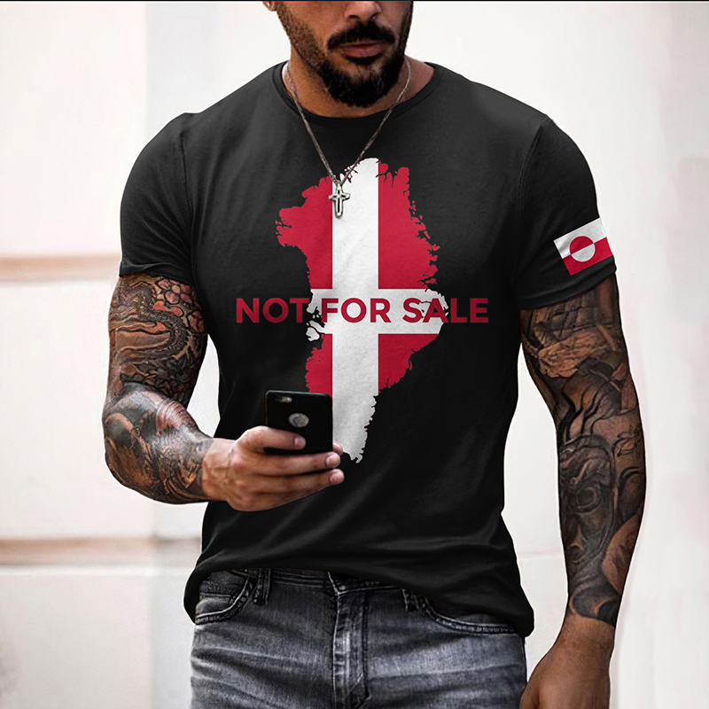 Greenland Is Not For Sale Men's Casual T-shirt artswardrobe
