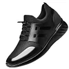 Gioiacombo&trade; Scarpe sportive da uomo in pelle che aumentano l'altezza