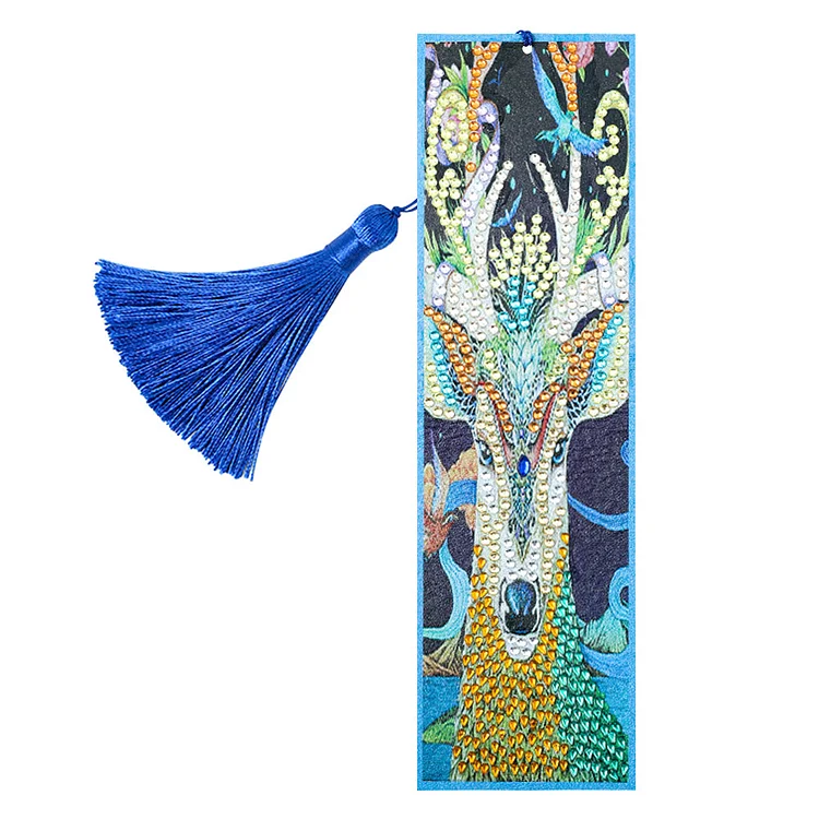 Special Shaped Diamond Painting Goat Embroidery Kit Bookmark DIY Crafts gbfke