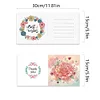 (US Local)6Pcs Love Rose DIY Diamond Painting Greeting Card 5D Drill Painting Card Kit