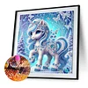 Cartoon Einhorn 5d DIY Diamant Kunst Malerei Kits Teilbohrer Edelstein Kunst 30x30cm