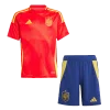 Spain Home Kids Soccer Jerseys Kit EURO 2024