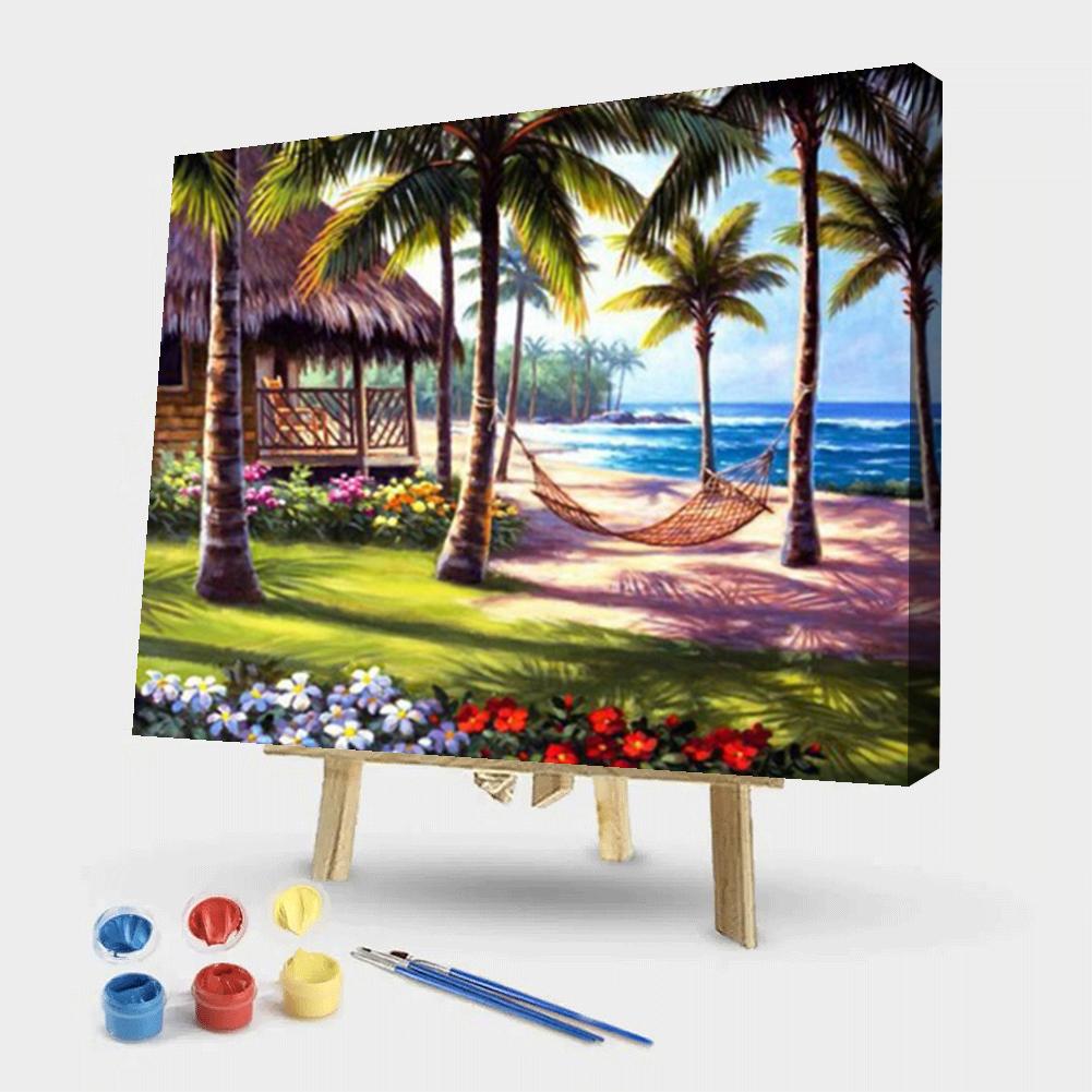 

50*40CM - Paint By Numbers - Seaside, 501 Original