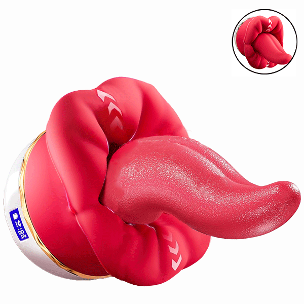 Waverly - Rose Tongue Vibrator 5-in-1 Wave-Like Oral Pleasure for G Spot & Clit By Rose Toy