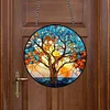 >SALE<Acrylic Willow Tree Single-Sided Diamond Painting Hanging Pendant (19.5x19.5cm)