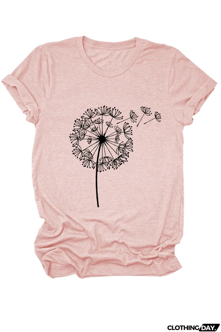 Dandelion Graphic T-shirt