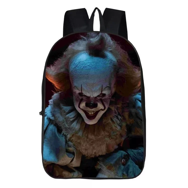 Buzzdaisy 2022 Stephen King IT Chapter Two 2 Pennywise Scary Clown #8 Backpack School Sports Bag