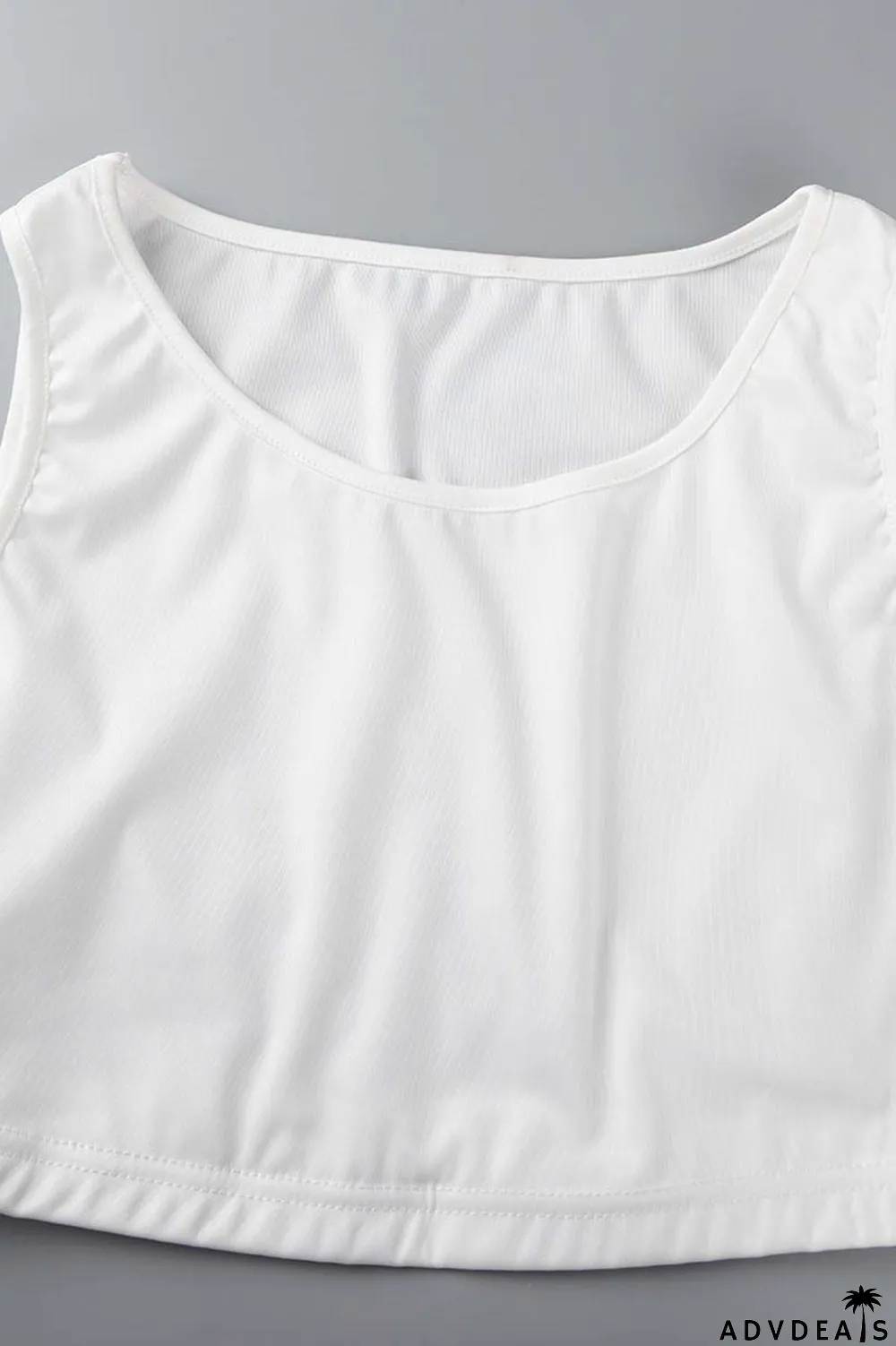 Khaki Casual Solid Basic O Neck Four Piece Set (With Sleeves)