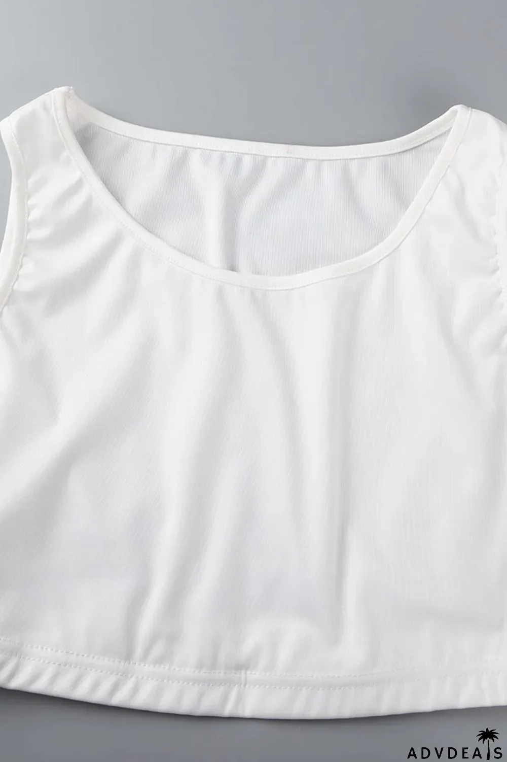 Khaki Casual Solid Basic O Neck Four Piece Set (With Sleeves)