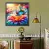 Diamond Painting -DIY Round Drill Butterfly Carrying Flower(40x40cm)