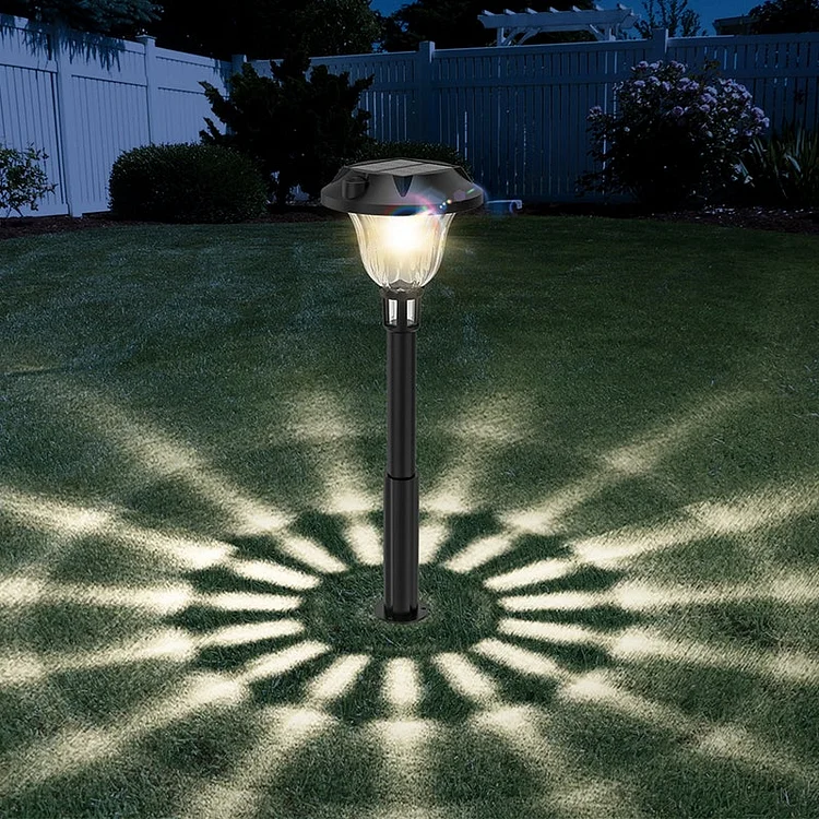 4-Pack LED Waterproof Black Modern Intelligent Solar Lights Outdoor Lawn Lamp - Appledas