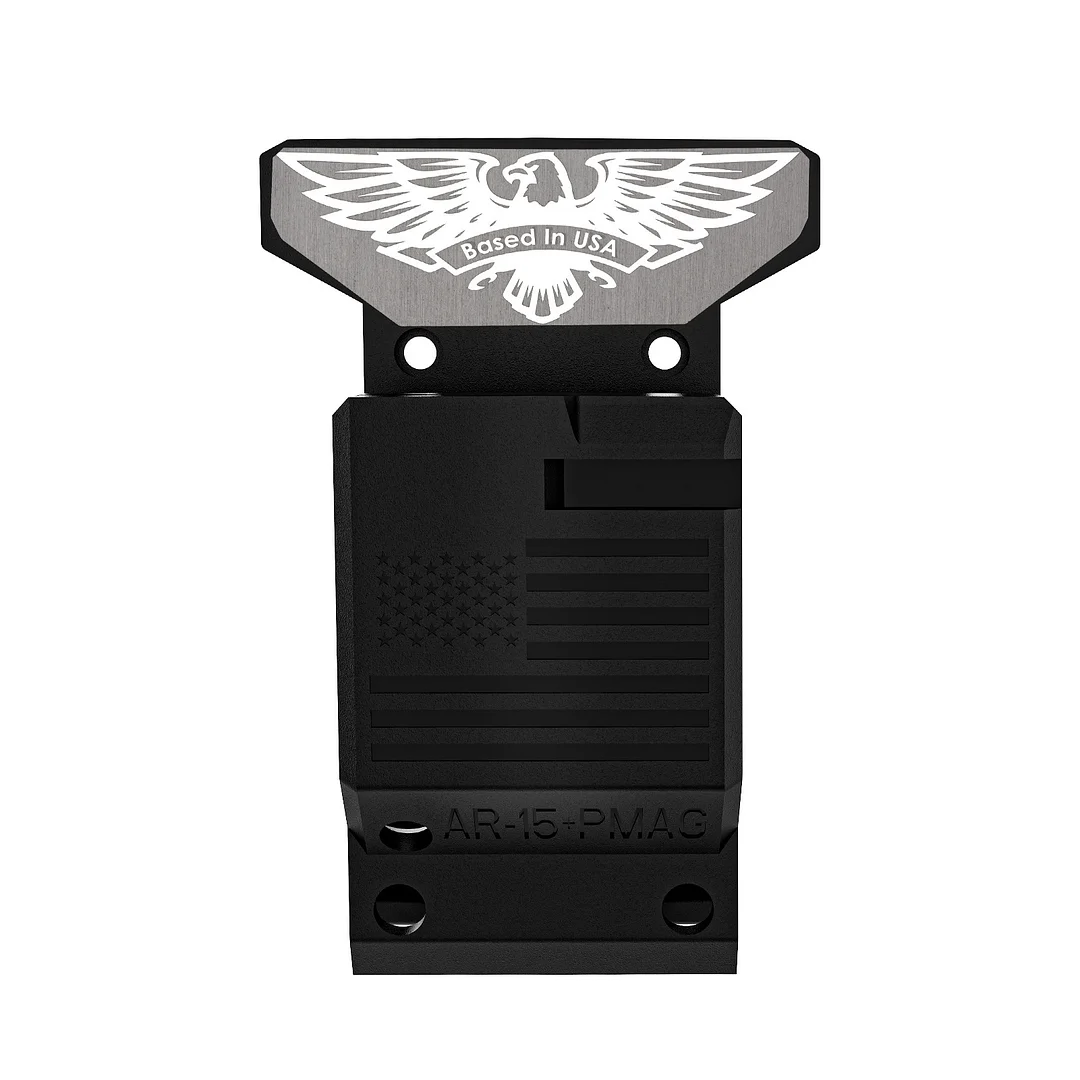 ohhunt® AR15 Wall Mount with PMAG Magazine Holder AR Wall Mount Rifle Display AR Rack Runner Mount for 223/5.56 Rifles Mount for Wall Withstand 300Lbs of Tension