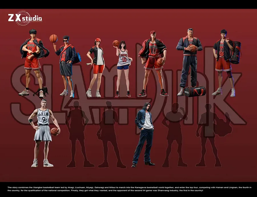 PRE-ORDER ZX Studio - Slam Dunk Haruko Akagi 1/6 & 1/4 Statue(GK)