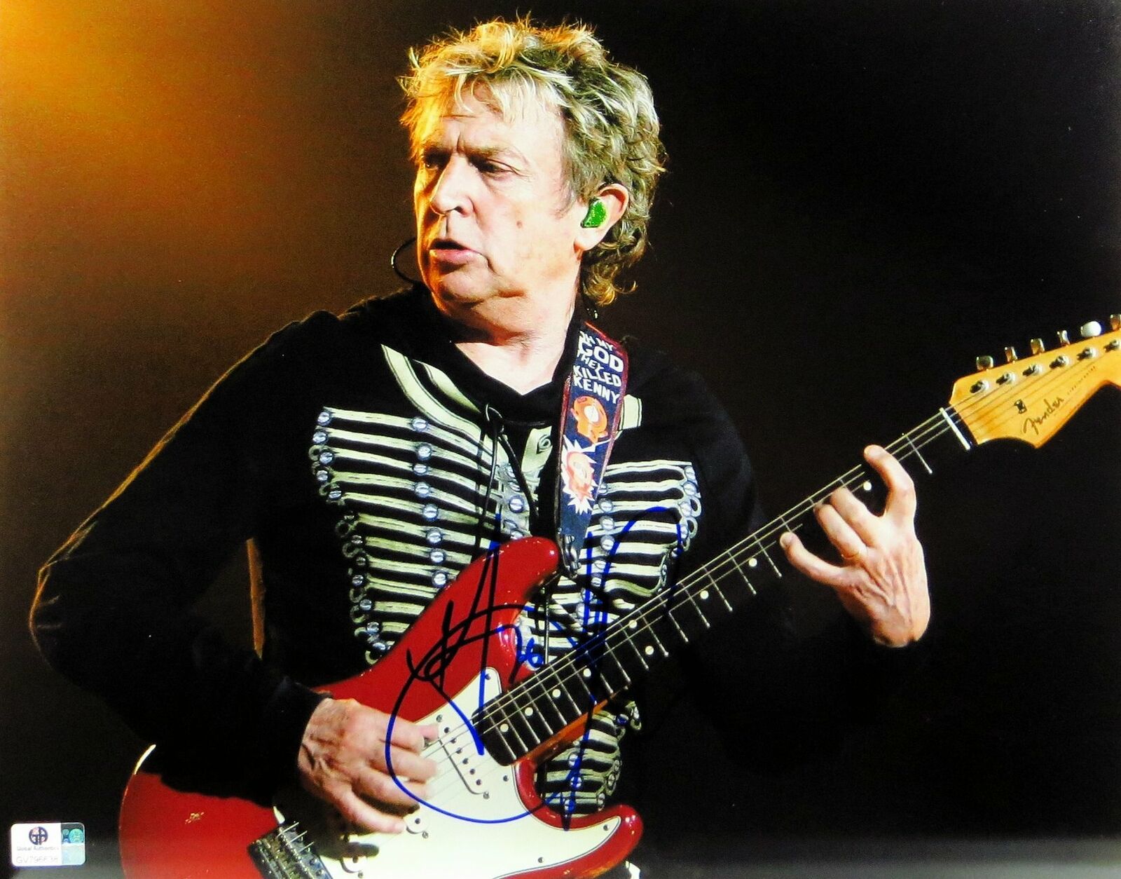 Andy Summers Signed Autographed 11X14 Photo Poster painting The Police Guitarist On Stage 796638