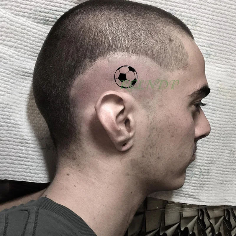 Waterproof Temporary Tattoo Stickers Football Fake Tatto Flash Tatoo Tatouage Body Art head Foot arm neck for Girl Women Men