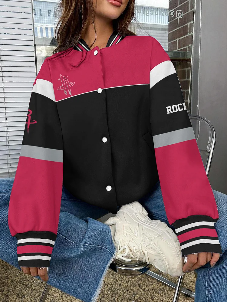 Houston Rockets Limited Edition Full-Snap Casual Jacket