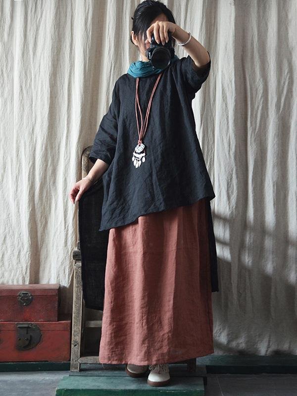 Loose Comfortable Irregular Blouse