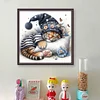 Sleeping Tiger Cub-11CT Stamped Cross Stitch 40*40cm/15.75*15.75in