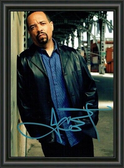 ICE T - RAP - A4 SIGNED Photo Poster painting POSTER - HIGH GLOSS PRINT -  POSTAGE