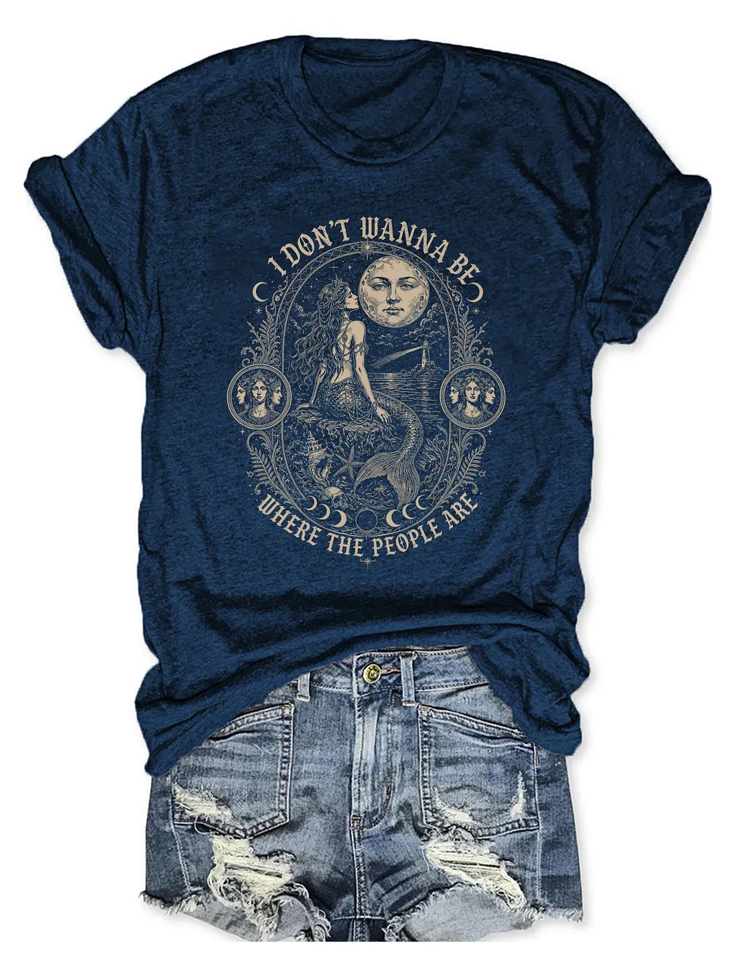 Siren I Don't Wanna Be Where The People Are T-shirt