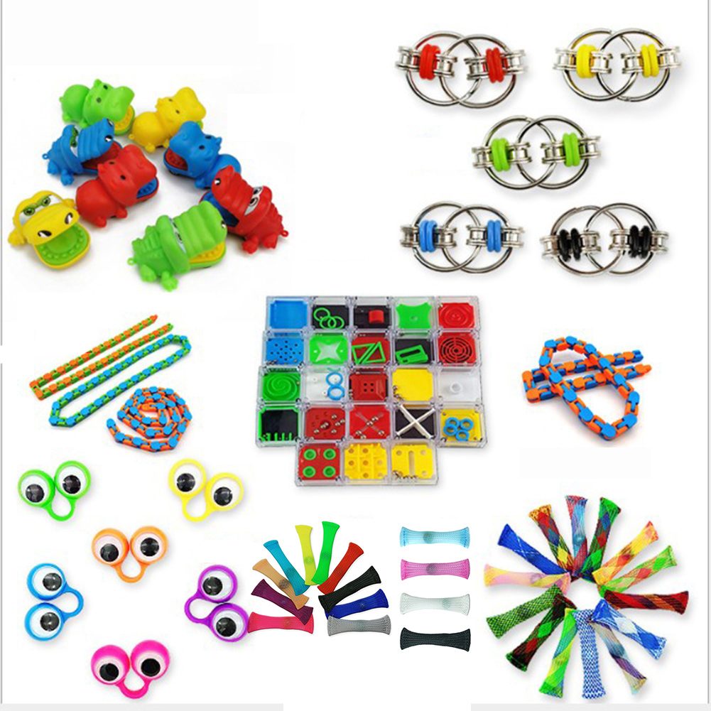 

24pcs Desktop Fidget Puzzle Vent Toys, 501 Original