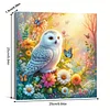 Framed Diamond Painting - Full Round Drill - Owl (25x25cm)